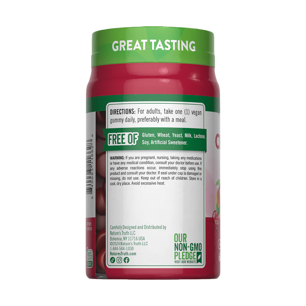 NATURE'S TRUTH CRANBERRY GUMMIES